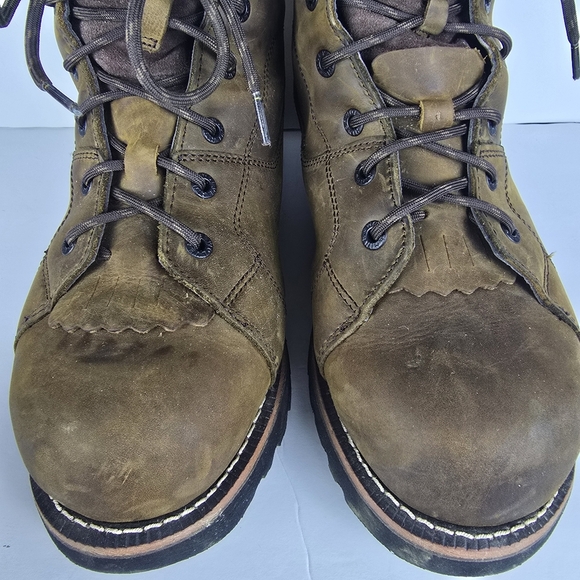 WOLVERINE BLACKTAIL MEN'S WORK 6"LACE UP BOOT Size 12EW Soft Toe Heavy Duty - Picture 2 of 13